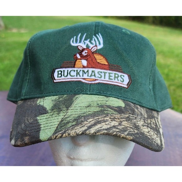 Buckmasters Strapback Adjustable Baseball Cap Embroidered Cotton - Picture 2 of 7